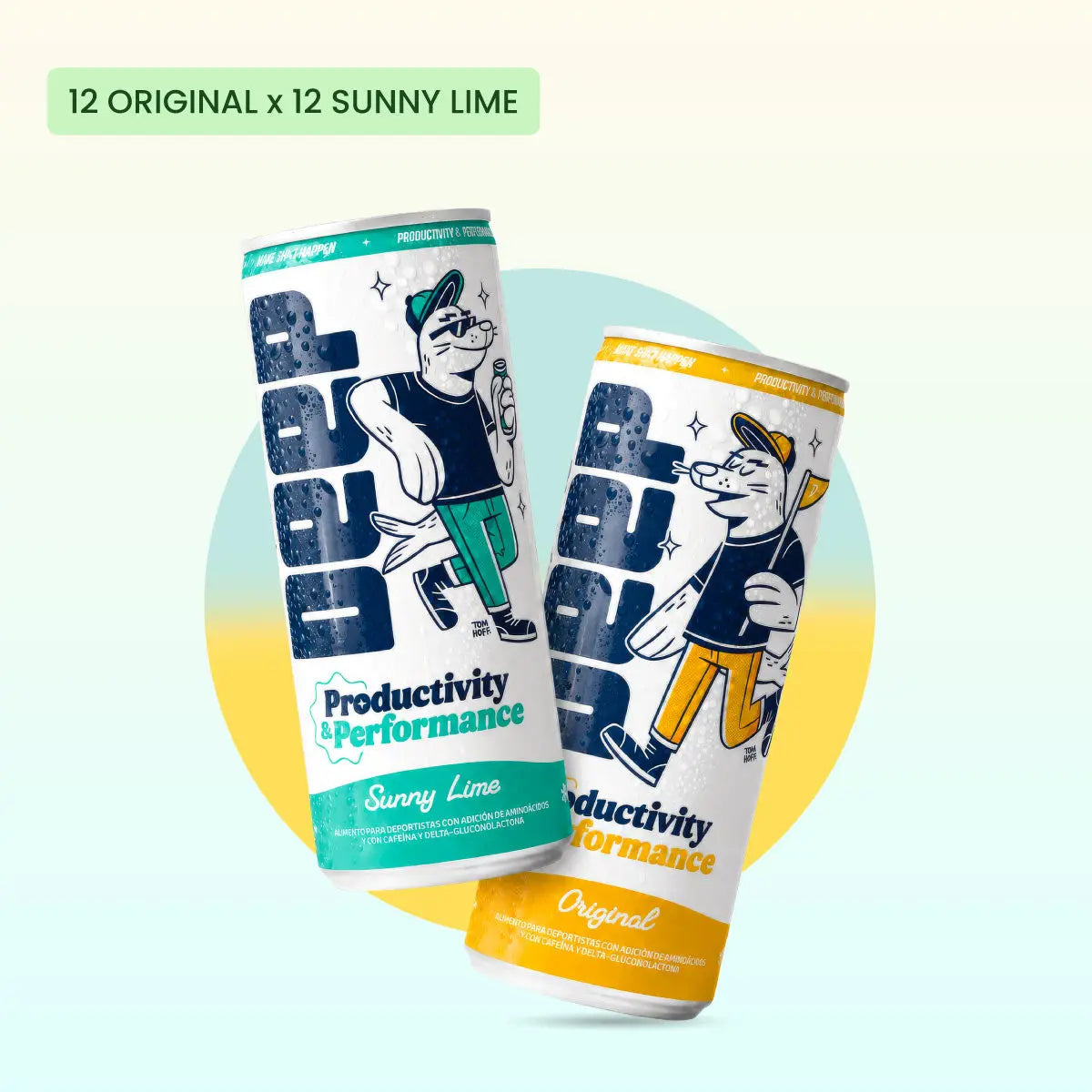 Bandeja Mix x24 Deep Original y Sunny Lime 250ml