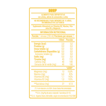 Etiqueta nutricional Deep Original